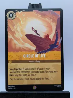 Disney Lorcana Fabled Circle of Life 26/204 NM Legendary - Image 1