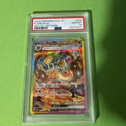 2024 POKEMON JPN SV8A-TERASTAL FEST EX SPECIAL ART RARE #202 FLAREON EX PSA 10 - Image 1