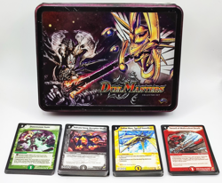 2004 WOTC DUEL MASTERS TCG - SHADOWCLASH TIN + 75 CARDS - GREAT CONDITION - Image 1