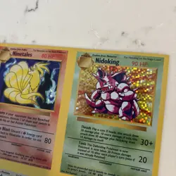 Pokemon Base Set Card Holo Uncut Cropped Sheet (See Description) - Image 3