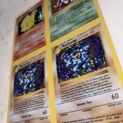 Pokemon Base Set Card Holo Uncut Cropped Sheet (See Description) - Image 5