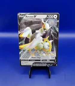Arceus V 122/172 Brilliant Stars Ultra Rare Holo Metal Pokemon Card Nintendo - Image 1