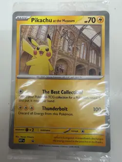 Pokemon - Pikachu at the Museum Promo Card (Brand New Sealed) - Image 1