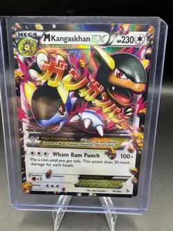 Pokemon TCG M Kangaskhan EX Ultra Rare Holo Card 79/106 XY Flashfire - Image 1