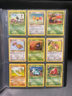 Jungle Set Complete Common and Uncommon Pokemon Cards Bundle 1999 WOTC Vintage - Image 1