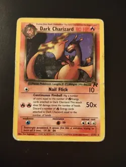 Dark Charizard 21/82 - Pokemon Card NO Holo - Team Rocket ENG - Image 1