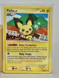Pokemon TCG Pichu & Pikachu 3 Card Lot - Arceus, Stormfront, Undaunted - Image 5