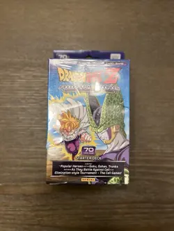 Sealed Panini Dragon Ball Z Awakening Starter Deck 2016 70 Cards Prizm Goku Cell - Image 2