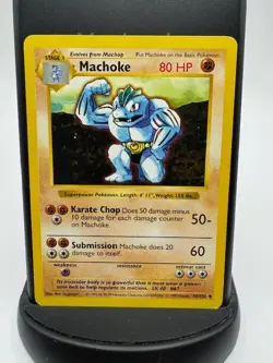Pokemon TCG - Base Set - Machoke #34/102 [Shadowless] - Image 1