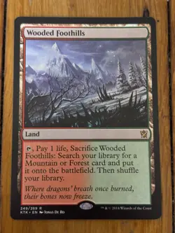 Wooded Foothills - Khans of Tarkir - MTG - 229/249 - Image 1