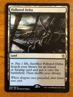 Polluted Delta - Khans of Tarkir - MTG - 239/269 - Image 1