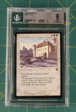 Moat Legends BGS 9.0 Magic The Gathering MTG English - Image 1