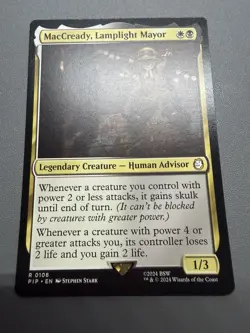 MacCready Lamplight Mayor R 0108 MTG PIP Fallout Rare NM REGULAR - Image 1