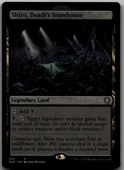 Shizo, Death's Storehouse R Commander: Dominaria United 233 NM - Image 1