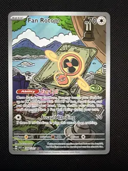 Fan Rotom 250/217 IR Ascended Heroes Evolution English Pokemon TCG MINT - Image 1