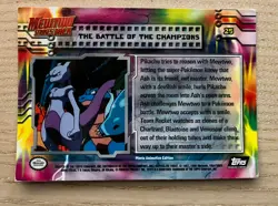 Pokemon Topps The Battle of Champions Pikachu Mewtwo Strikes Back #25 - Image 2