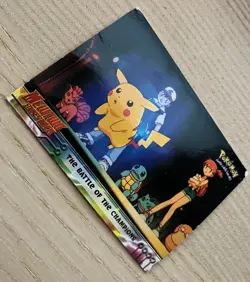 Pokemon Topps The Battle of Champions Pikachu Mewtwo Strikes Back #25 - Image 3