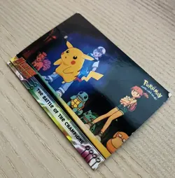 Pokemon Topps The Battle of Champions Pikachu Mewtwo Strikes Back #25 - Image 4