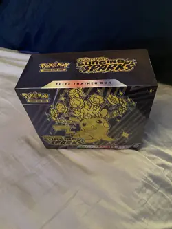 Pokemon TCG: Surging Sparks Elite Trainer Box ETB - 9 Packs Factory Sealed MINT - Image 1