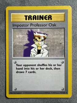 Imposter Professor Oak 73/102 | Base Set | WOTC | Pokemon | Near Mint - Image 1