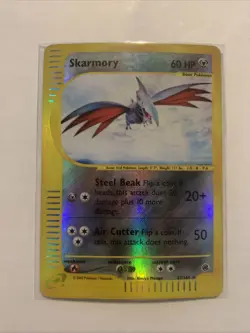 Pokemon Skarmory Expedition Base Set 027/165 Reverse Holo 2002 Masago 60 HP - Image 1