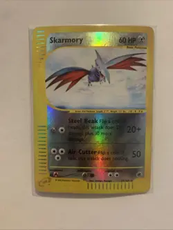 Pokemon Skarmory Expedition Base Set 027/165 Reverse Holo 2002 Masago 60 HP - Image 2