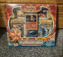 Pokemon XY Pyroar Collection Box - 2x Flashfire Booster Packs + 1x XY Base Set - Image 1