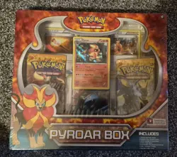 Pokemon XY Pyroar Collection Box - 2x Flashfire Booster Packs + 1x XY Base Set - Image 3