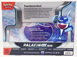 Pokemon TCG Palafin ex Box w 4 Booster Packs And 3 Promos Factory Sealed NEW - Image 2