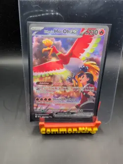 2025 Pokemon ETHAN'S Ho-Oh EX Special ILL Rare 230/182: Destined Rivals - Holo - Image 1