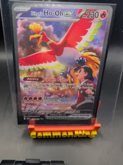 2025 Pokemon ETHAN'S Ho-Oh EX Special ILL Rare 230/182: Destined Rivals - Holo - Image 2