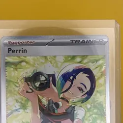 💥 Pokemon Trainer Perrin 220/167 Special Illustration Twilight Masquerade Holo - Image 2