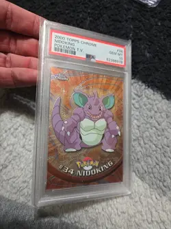 Pokemon Nidoking 2000 Topps Chrome Spectra PSA 10 Gem Mint - Image 4