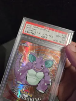 PSA 10 2000 Pokemon Game Topps Chrome Nidoking Spectra TV Rare Base Series 1GEM - Image 5
