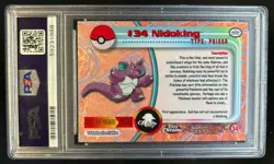 2000 Topps Chrome Pokemon Nidoking #34 PSA 10 - Image 2