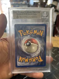 BGS 9 Unlimited Yellow Cheeks Pikachu WOTC Base Set 1999 Pokemon Game 58/102 PSA - Image 2