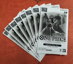One Piece TCG Welcome Pack Vol. 1 Sealed X 8 packs with Free Shipping - Image 1