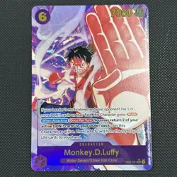 One Piece TCG English EB02-061 Monkey D Luffy Alt Art Parallel - Image 1