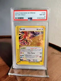 Ho-oh 149/144 Skyridge Holo PSA 8 Crystal Ho-oh-NM MT - Image 1