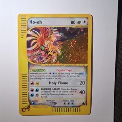 Pokemon TCG Ho-oh Skyridge 149/144 Secret Rare Holo 80 HP English Card - Image 1