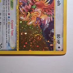 Pokemon TCG Ho-oh Skyridge 149/144 Secret Rare Holo 80 HP English Card - Image 3