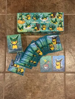 Pokemon Pikachu Rayquaza Poncho Special Box Japan Storage Deck Box Sleeves - Image 1