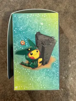 Pokemon Pikachu Rayquaza Poncho Special Box Japan Storage Deck Box Sleeves - Image 4