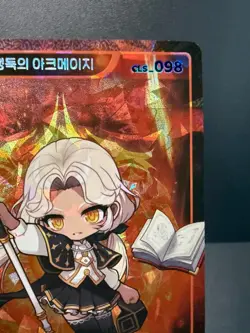 MapleStory Collection Card Archmage of Fire & Poison CLS_098 Unique Korean NM - Image 3