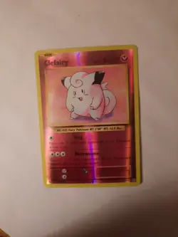 Pokemon Card TCG Clefairy 63/108 Reverse Holo Rare XY Evolutions . - Image 3