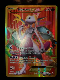 Mewtwo EX 164/162 Holo Full Art Secret Rare Pokemon TCG XY Breakthrough Card NM - Image 3