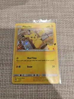 Pikachu 25/25 Holo Celebrations 25th Anniversary McDonald's Promo Pokemon Card - Image 1