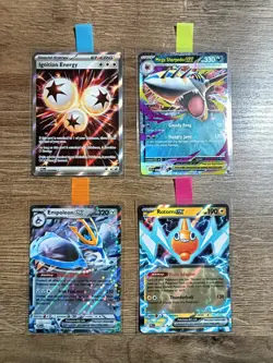 Pokemon TCG Bundle| X4 Cards | Phantasmal Flames | EX Double Rares & Ultra Rare - Image 1