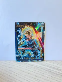 Trunks Future Leader Alt Art Secret Rare FB01-036 Dragon Ball Fusion World Card - Image 1