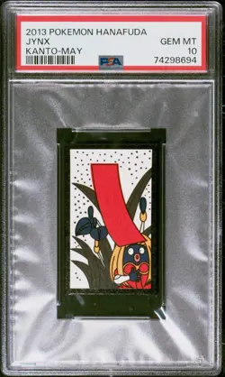 Pokemon Jynx Rare Pokemon Hanafuda Card TCG - PSA 10 Gem Mint - Image 1